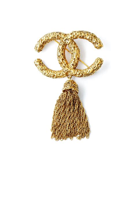 chanel tassel brooch|Chanel brooch jewelry.